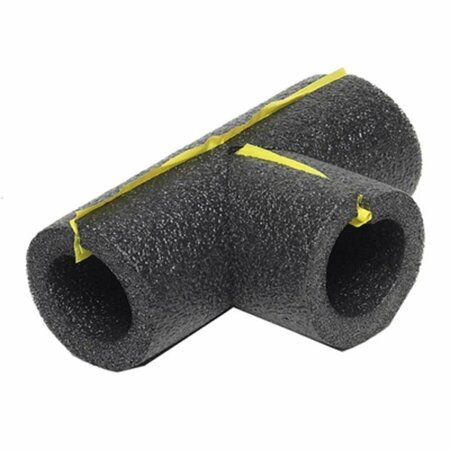 SWIVEL 0.75 in. Polyethylene Foam Tee Pipe Insulation, Grey SW3351128